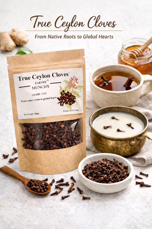 Ceylon Cloves CG2 Grade styled shot