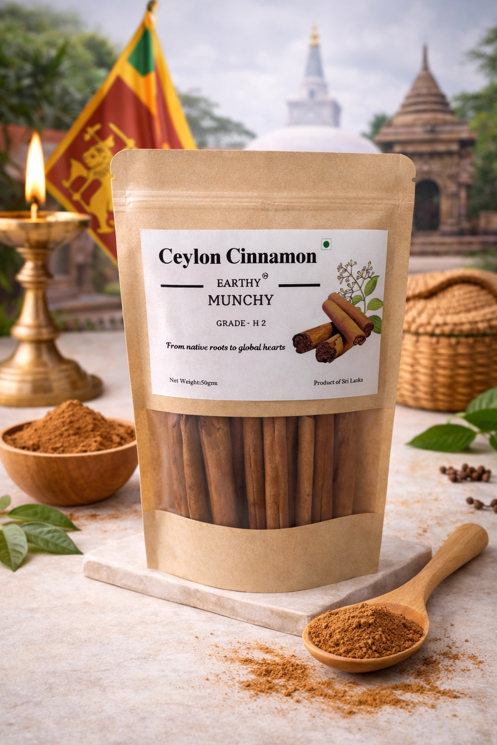 Ceylon Cinnamon H2 Grade styled shot